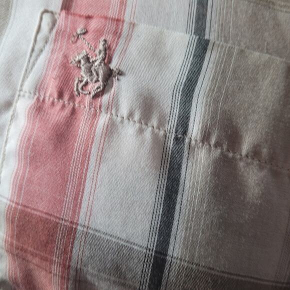 Vintage 60s Knights Sportswear Plaid Button Down Shirt Men’s Large Cowboy Retro - Picture 4 of 9